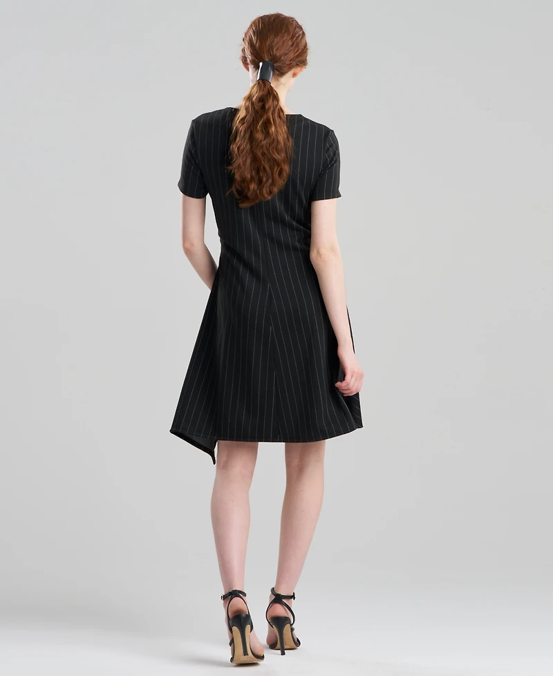 Natori Women's Pinstripe Knit Dress