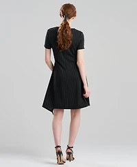 Natori Women's Pinstripe Knit Dress