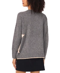 Vince Camuto Women's Star Print Crewneck Sweater