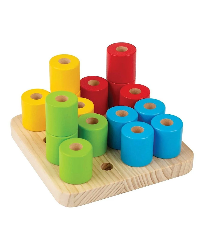Bigjigs Toys Montessori Colorful Peg Board