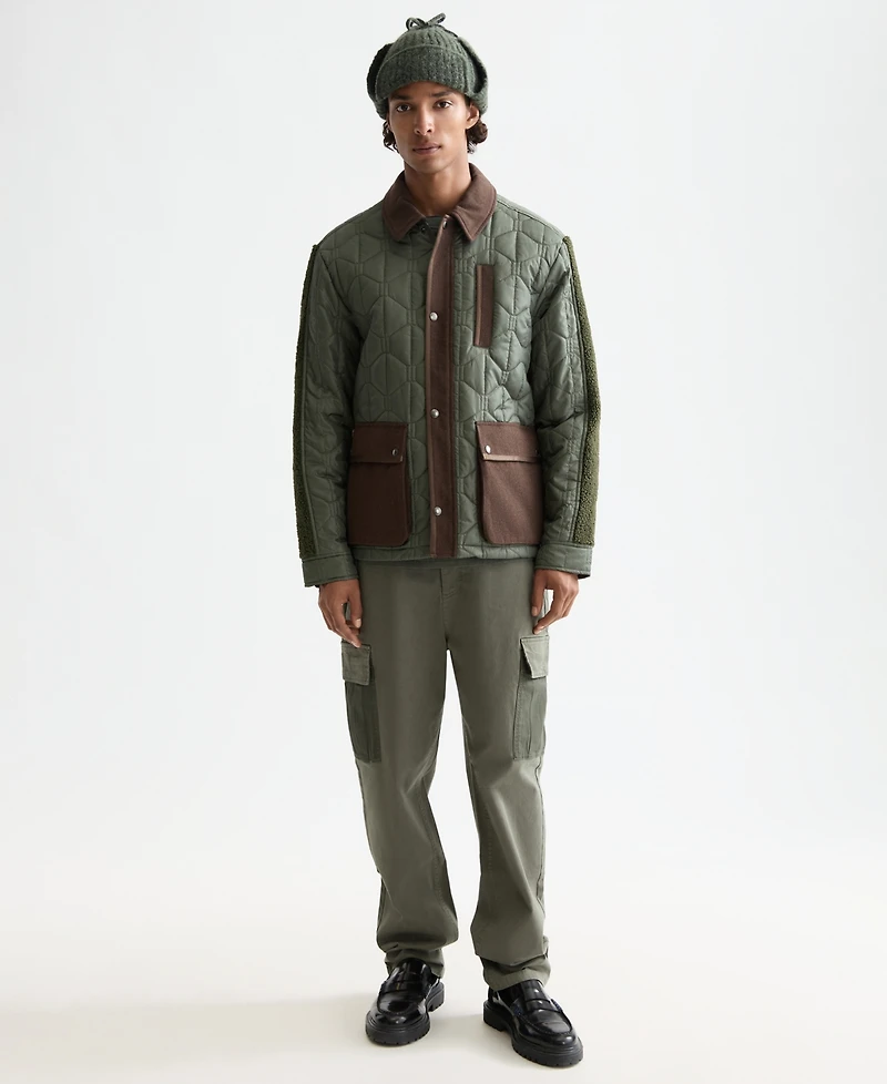 Scotch & Soda Men's Military Quilted Jacket