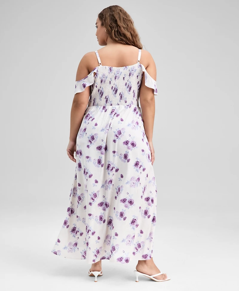 And Now This Trendy Plus Lace-Trim Empire-Waist Dress, Macy's Exclusive