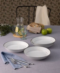 Noritake Spectrum 4-Pc. Coupe Dinner Bowl Set, Service for 4