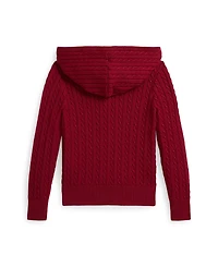 Polo Ralph Lauren Girls 2T-6X Full Zip Sweater