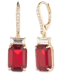 Lauren Ralph Glass Stone Drop Earrings