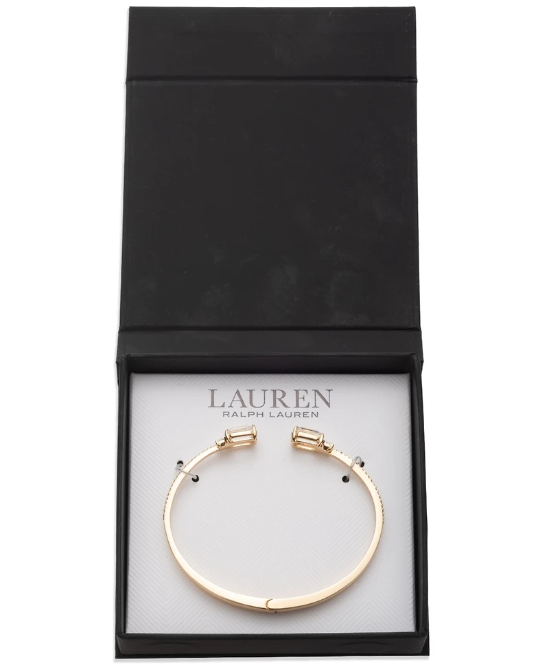 Lauren Ralph Crystal Stone Cuff Bracelet
