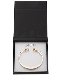 Lauren Ralph Crystal Stone Cuff Bracelet