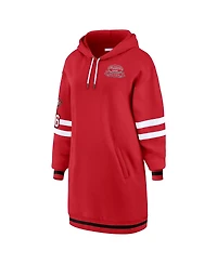 Wear by Erin Andrews Women's Scarlet San Francisco 49ers Hoodie Dress