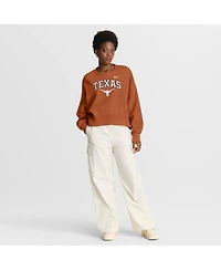 Nike Women'sTexas Orange Texas Longhorns Oversized Phoenix Arch Pullover Sweatshirt