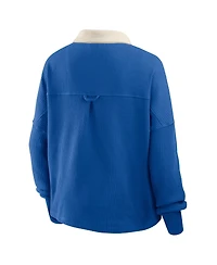 Fanatics Women's Royal Buffalo Bills Oversized Hometown Premium Thermal Long Sleeve Shirt