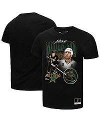 Mitchell & Ness Men's Mike Modano Black Dallas Stars Player Collage Name Number T-Shirt
