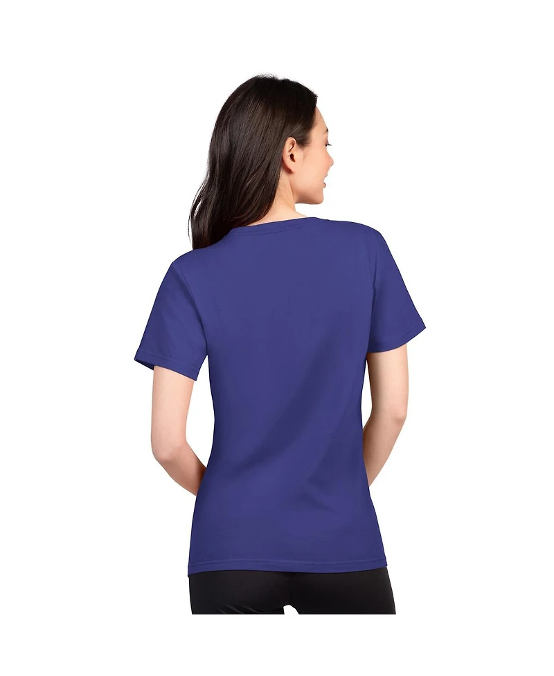 G-iii 4Her by Carl Banks Women's Purple Baltimore Ravens Super-Slim Lightweight Winning Crew T-Shirt