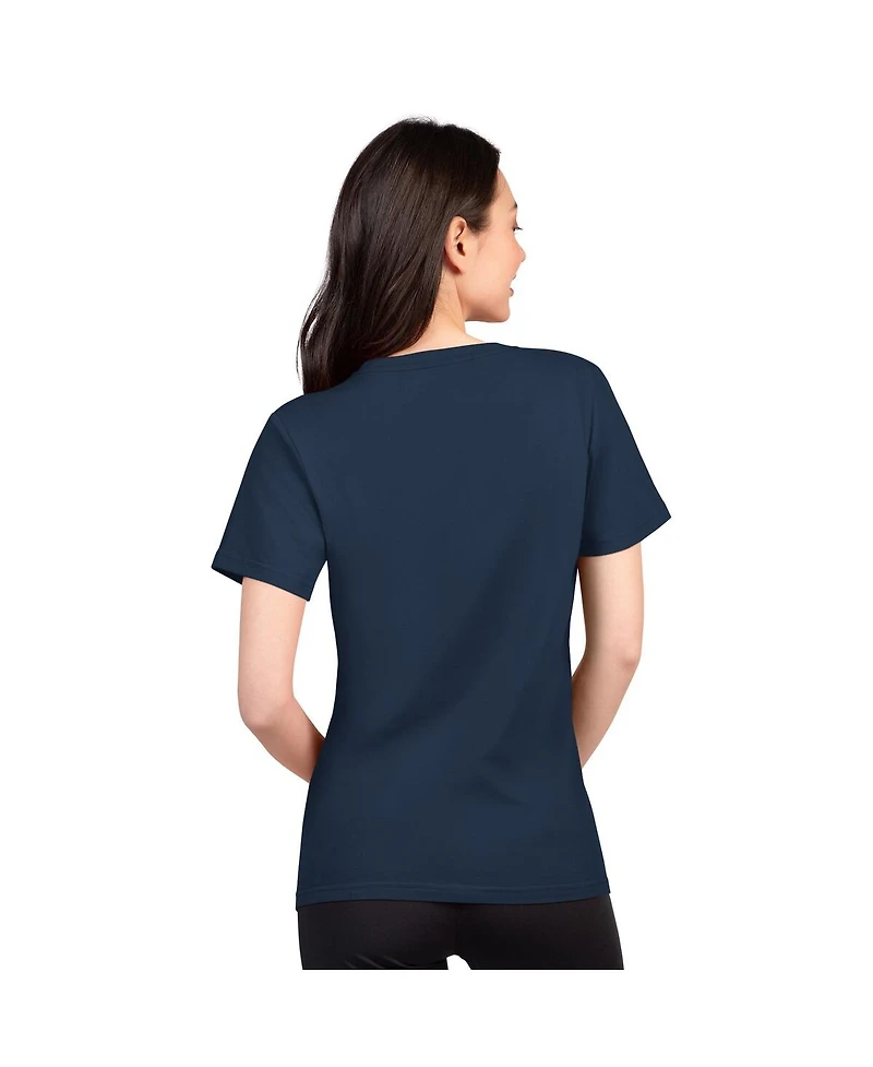 G-iii 4Her by Carl Banks Women's Navy Dallas Cowboys Super-Slim Lightweight Winning Crew T-Shirt