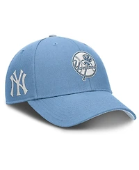 Nike Men's Light Blue New York Yankees Rise Dri-Fit Adjustable Hat