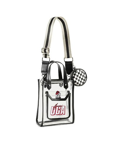 Wear by Erin Andrews Georgia Bulldogs Clear Stadium Crossbody Purse with Coin Pouch