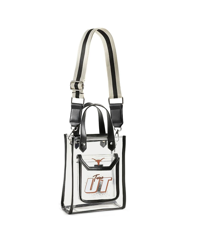 Wear by Erin Andrews Texas Longhorns Clear Stadium Crossbody Purse with Coin Pouch
