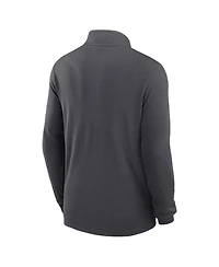 Nike Men's Smokey Grey Tennessee Volunteers Victory Dri-fit Half-Zip Pullover Sweatshirt