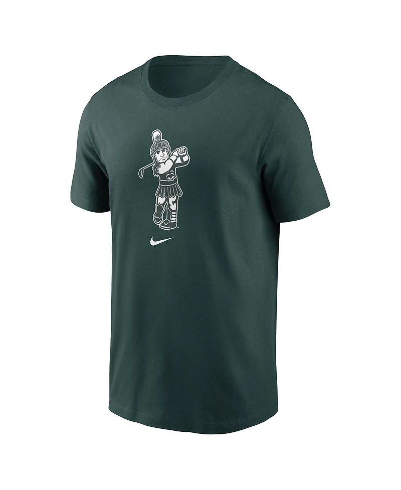 Nike Men's Green Michigan State Spartans Golf Sparty Sport T-Shirt