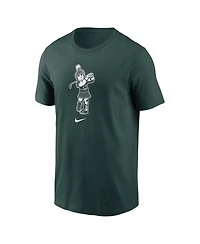 Nike Men's Green Michigan State Spartans Golf Sparty Sport T-Shirt