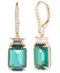 Lauren Ralph Glass Stone Drop Earrings
