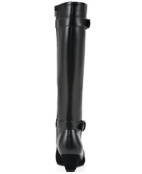 White Mountain Women's Cheers Tall Shaft Wide Calf Wedge Boot