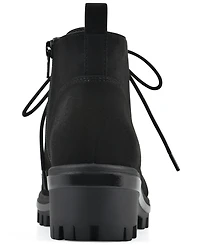 White Mountain Women's Tariq Lug Sole Lace-up Booties