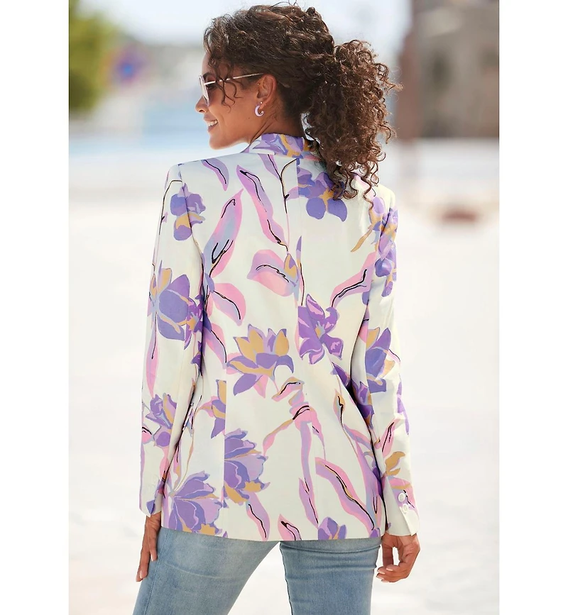 Lascana Women's Floral Print Blazer