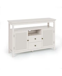 Lovmor Exquisite Rattan Accent Cabinet with Ample Storage Stylish Boho Design and Wide Usage