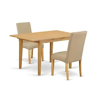 East West Furniture Dining Room Set Oak