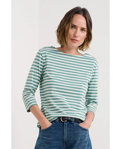 Seasalt Cornwall Sailor Quarter Sleeve Top