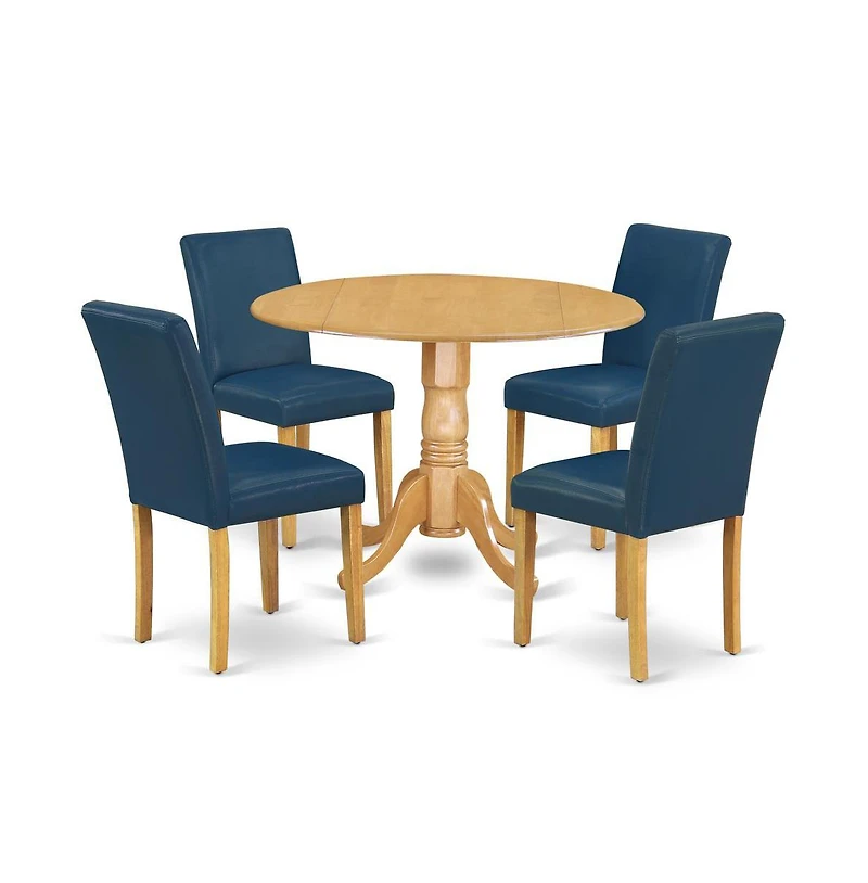 East West Furniture Dining Room Set Oak