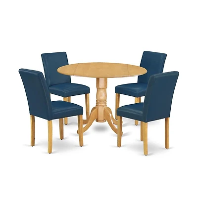 East West Furniture Dining Room Set Oak