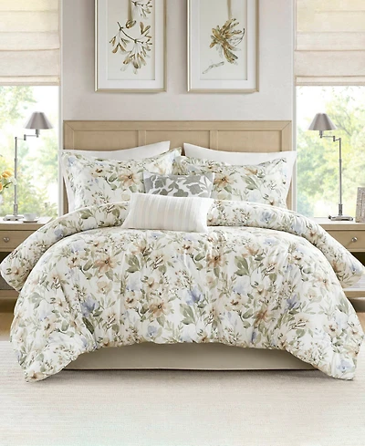Harbor House Herbal Print Oversized 6-Pc. Comforter Set, Queen