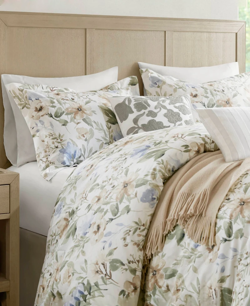 Harbor House Herbal Print 5-Pc. Duvet Cover Set, King/Cal King