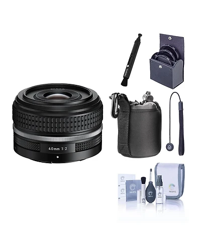 Nikon Nikkor Z 40mm f/2 Se Lens with 52mm Digital Essentials Filter Kit with Uv, Neoprene Lens Pouch