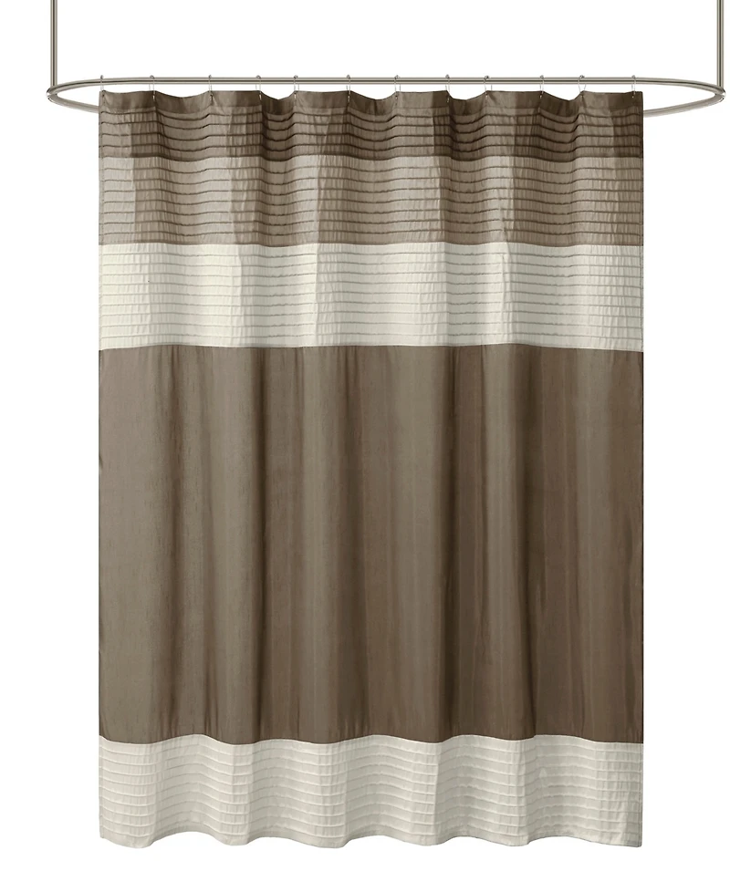Madison Park Amherst Faux Silk Shower Curtain, 72" x 84"
