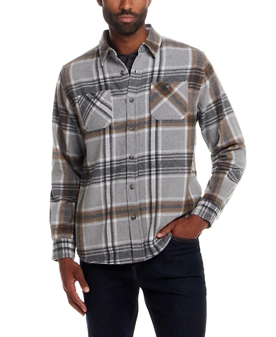 Weatherproof Vintage Men's Plaid Shirt Jacket