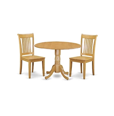 East West Furniture Dining Room Set Oak