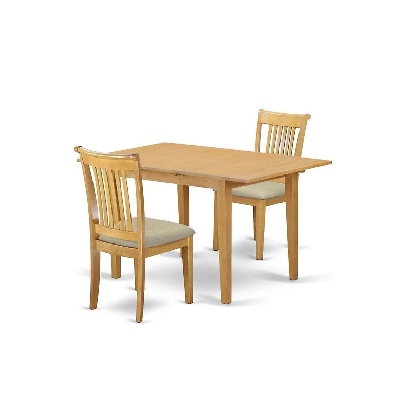East West Furniture Dining Room Set Oak