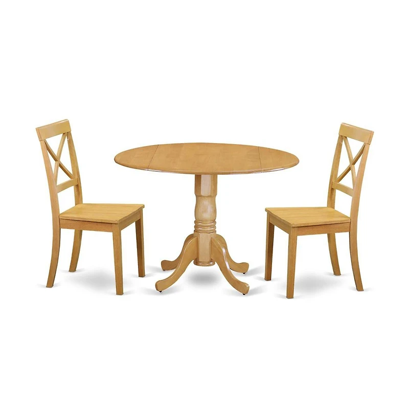 East West Furniture Dining Room Set Oak