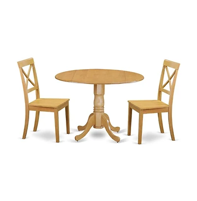 East West Furniture Dining Room Set Oak