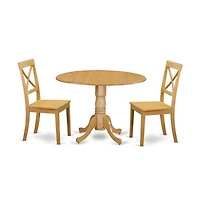 East West Furniture Dining Room Set Oak