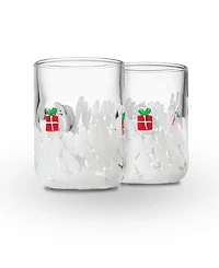 Godinger Present Double Old-Fashioned Glasses, Set of 2