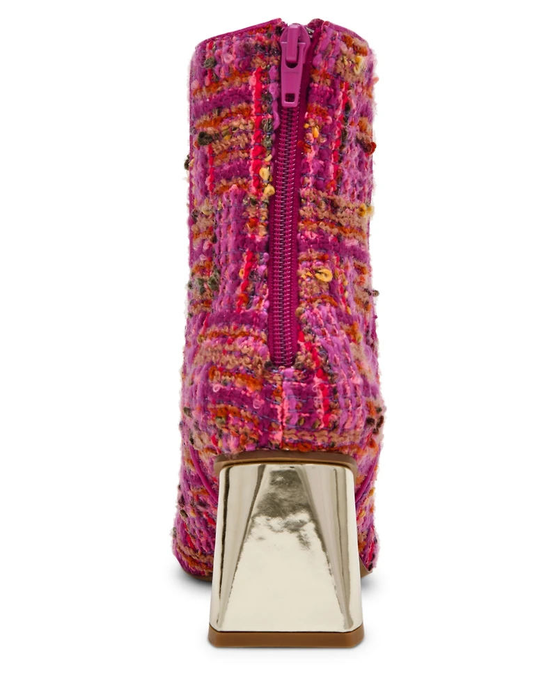 Betsey Johnson Women's Stevie Block Heel Dress Booties