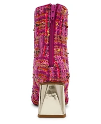 Betsey Johnson Women's Stevie Block Heel Dress Booties