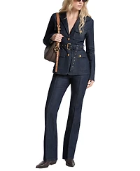 Michael Kors Women's Utility Denim Blazer