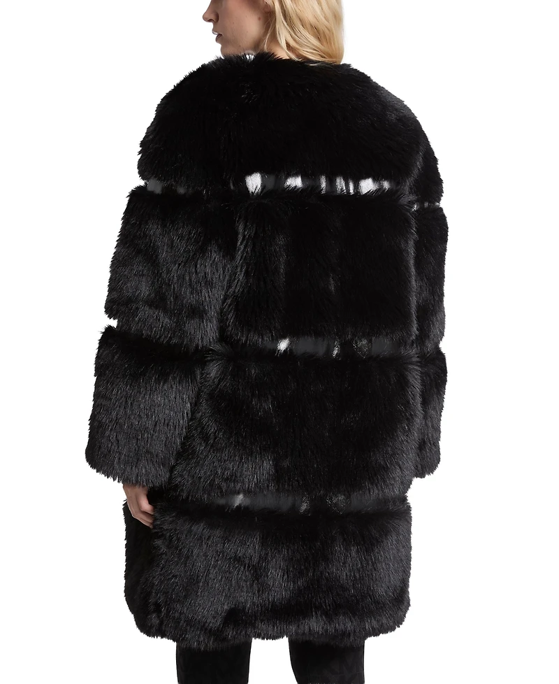 Michael Kors Women's Faux Fur Long Coat
