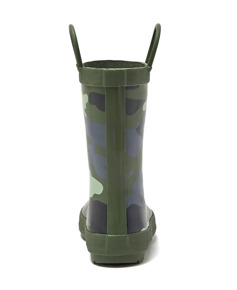 Lands' End Kids Pull On Splash Rubber Rain Boots