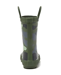 Lands' End Kids Pull On Splash Rubber Rain Boots