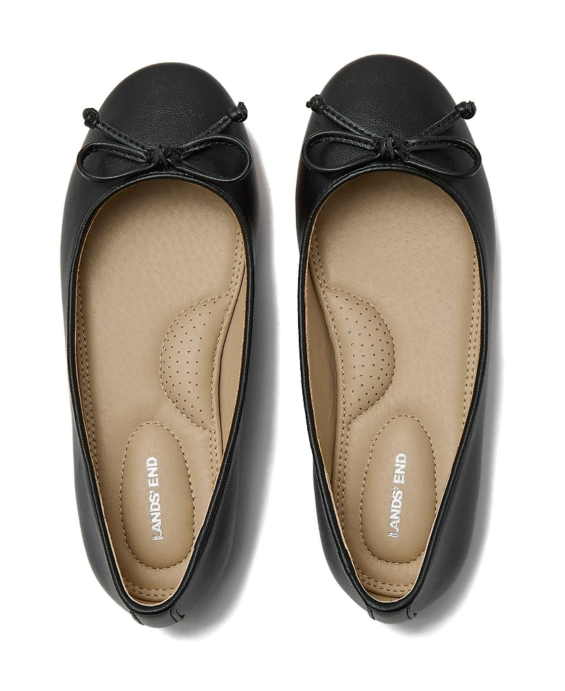 Lands' End Girls Slip On Ballet Flats